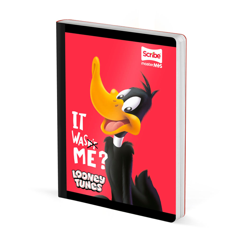 Cuaderno Cosido Looney Tunes 50 Hojas Rayado Scribe Surtido