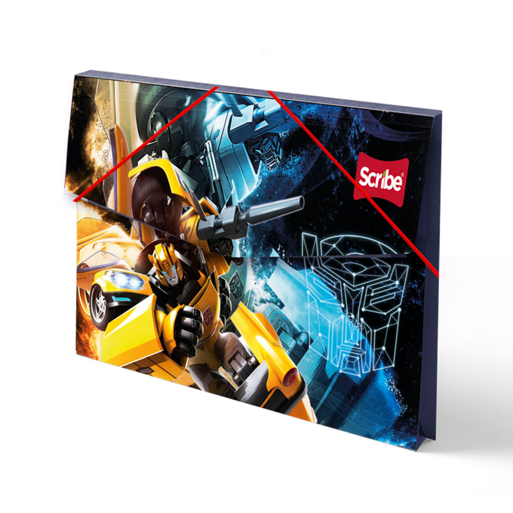 Carpeta Fuelle Plástica Transformers Scribe