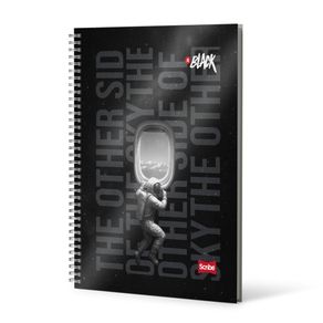 Cuaderno Argollado In Black 80 Hojas Cuadriculado Scribe Surtido