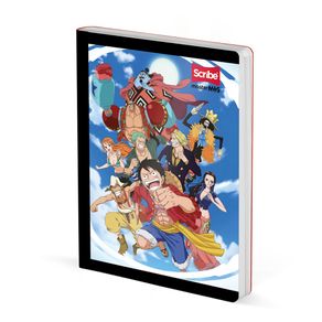 Cuaderno Cosido 95 One Piece 50 Hojas Cuadriculado Scribe Surtido