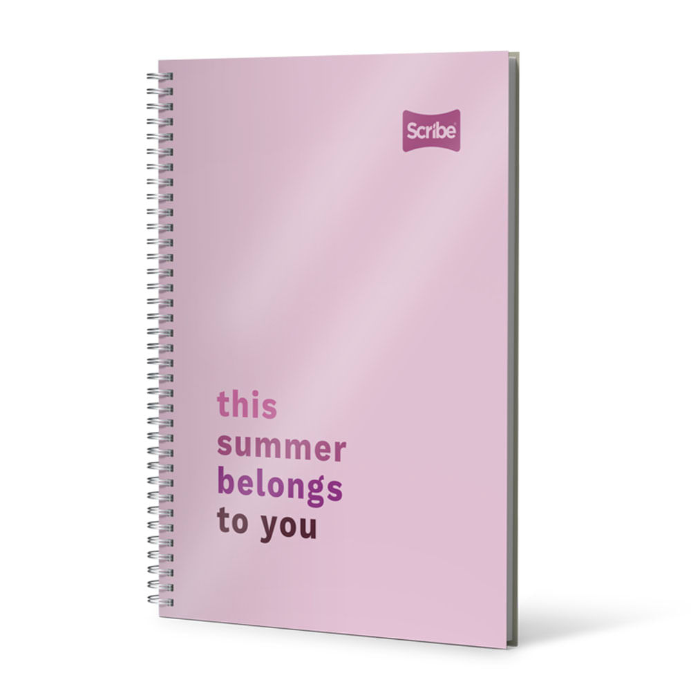 Cuaderno Argollado 5 Materias Sport Femenino Cuadriculado Scribe Surtido