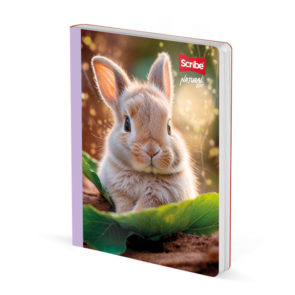 Cuaderno Cosido Natural Zoo 50 Hojas Cuadriculado Scribe Surtido