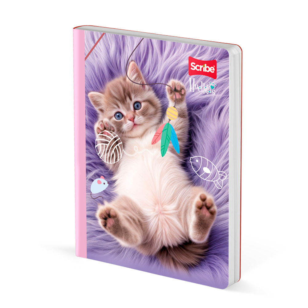 Cuaderno Cosido Huellitas 50 Hojas Cuadriculado Scribe Surtido