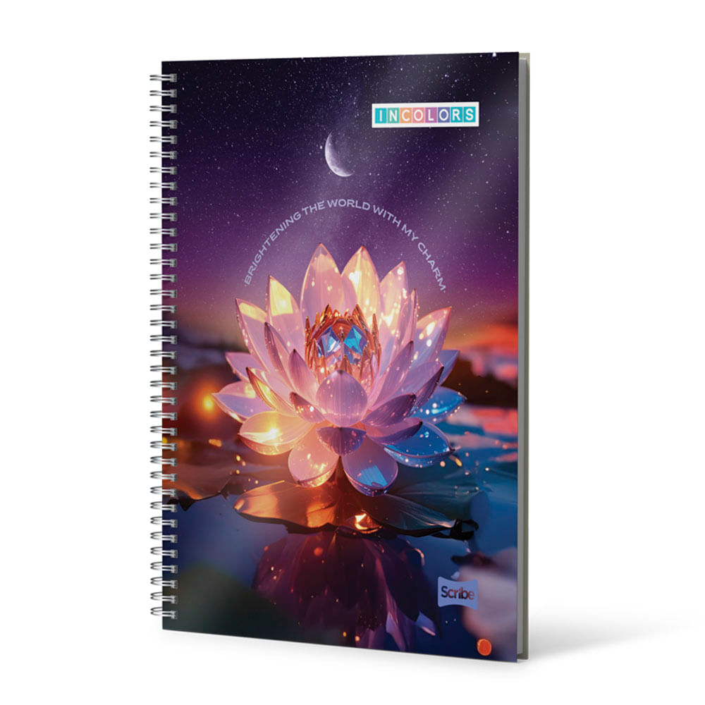 Cuaderno Argollado Grande Incolors 80 Hojas Cuadriculado Scribe Surtido