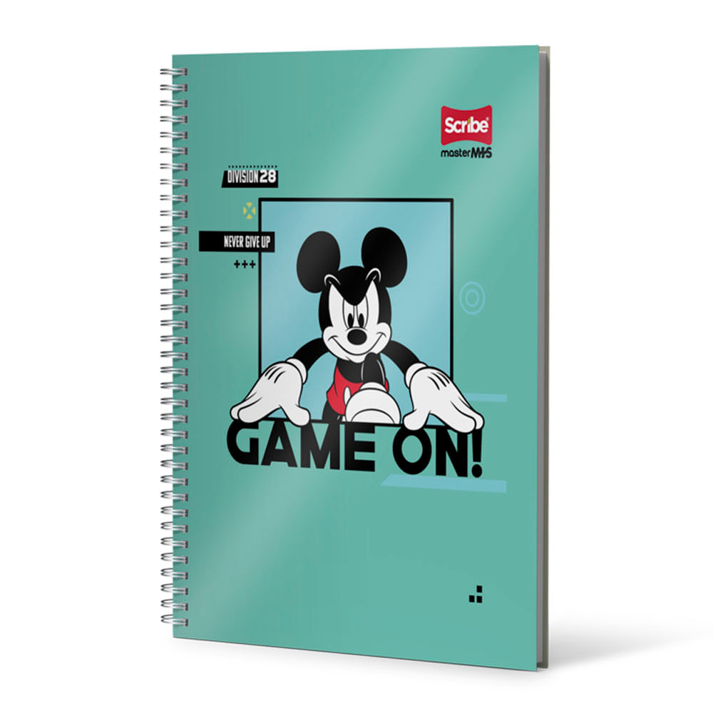 Cuaderno Espiral Pasta Dura Grande Cuadriculado 80 Hojas Scribe Surtido