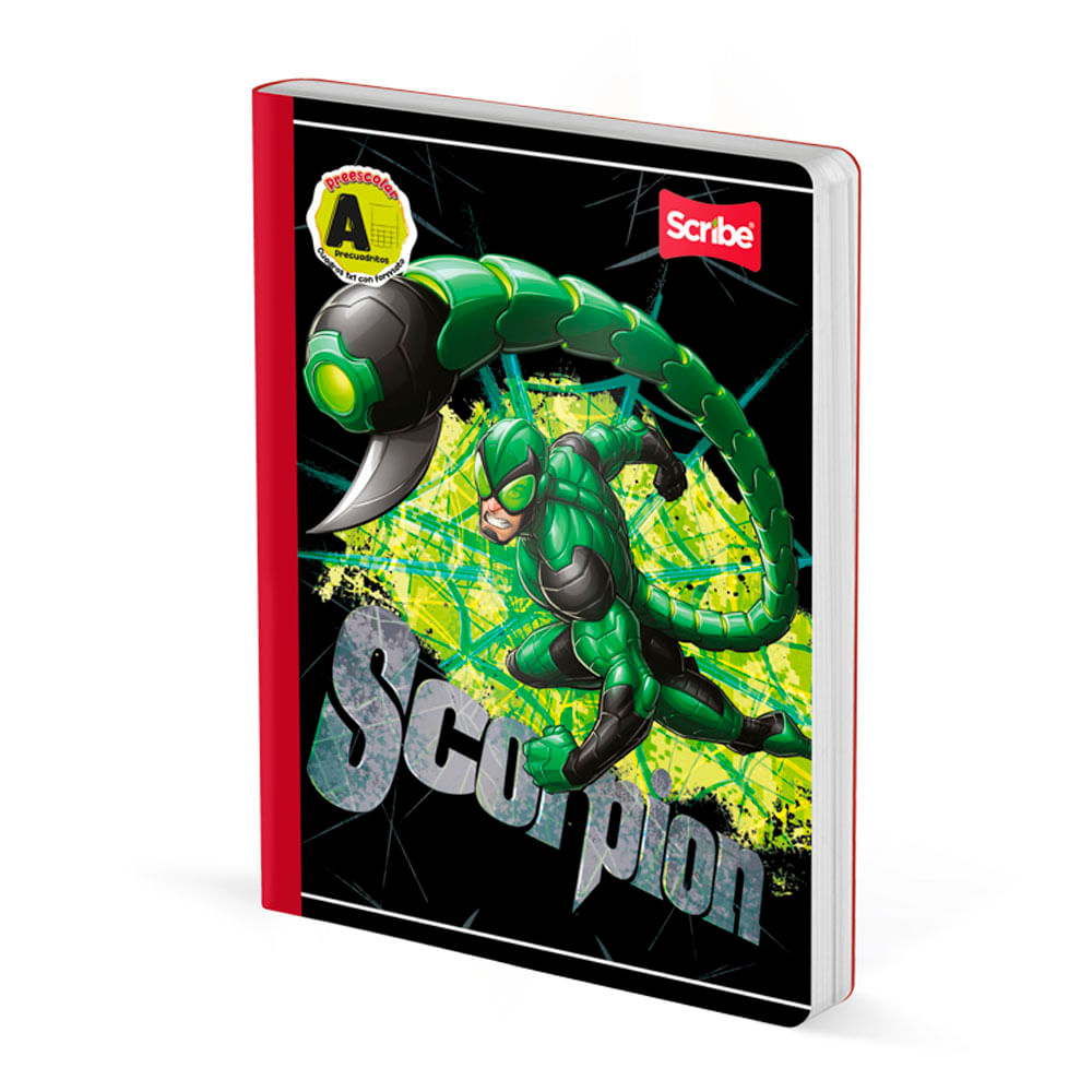 Cuaderno Cosido Spiderman 100 Hojas Cubitos Scribe Surtido