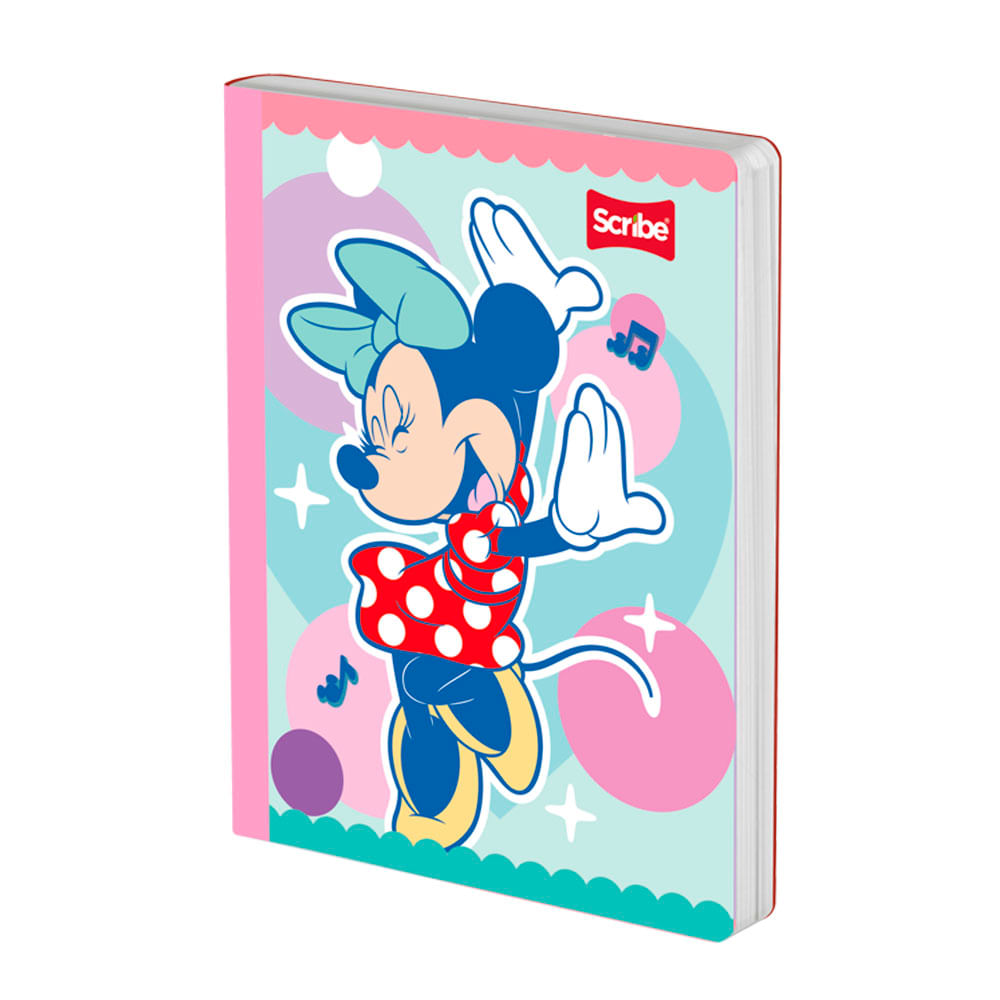 Cuaderno Cosido Minnie 50 Hojas Cuadriculado Scribe Surtido