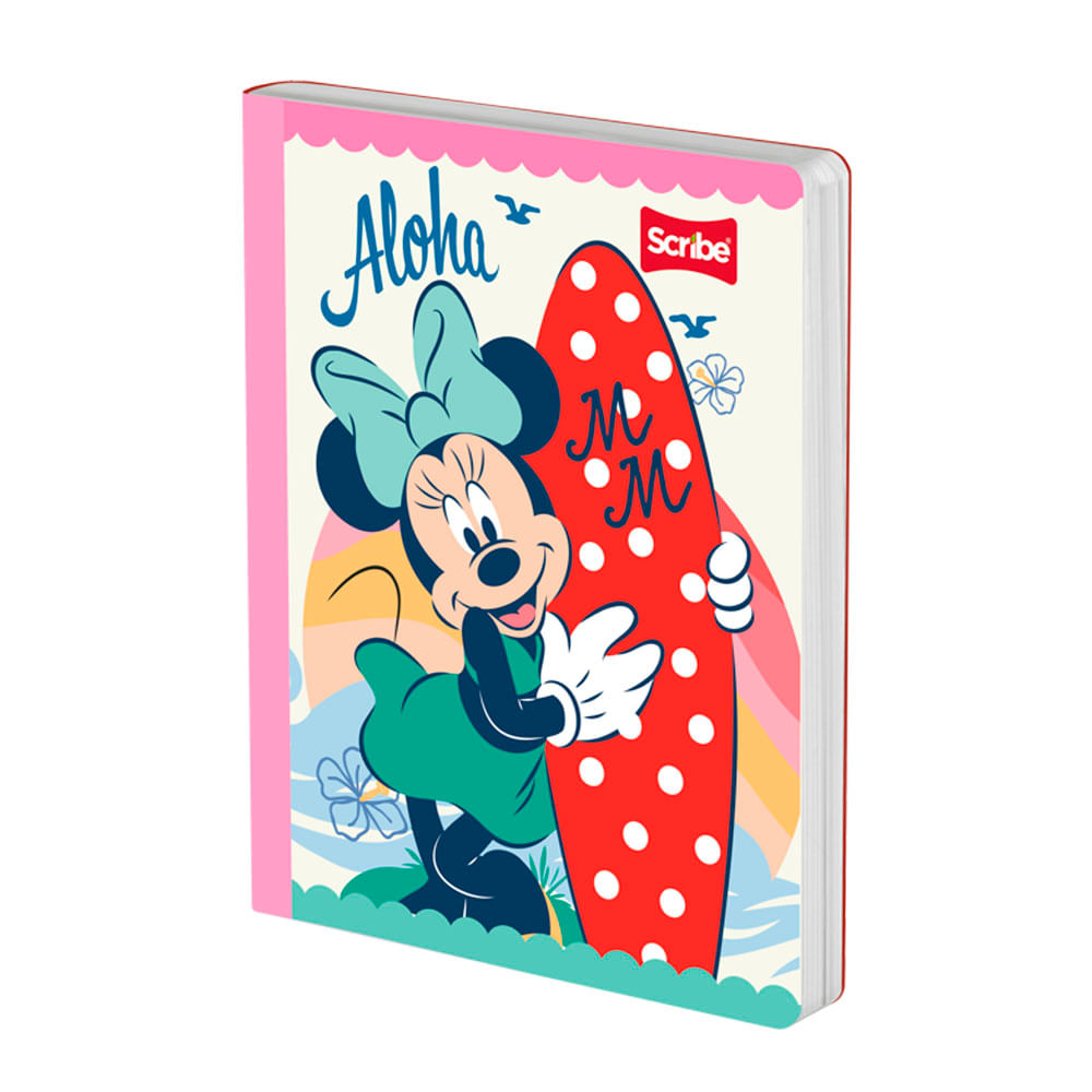Cuaderno Cosido Grande Rayas Minnie 100 Hojas Scribe Surtido