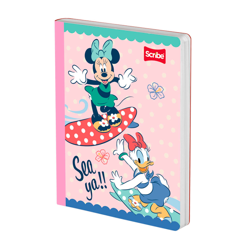 Cuaderno Cosido Grande 100 Hojas Doble Línea Scribe Surtido