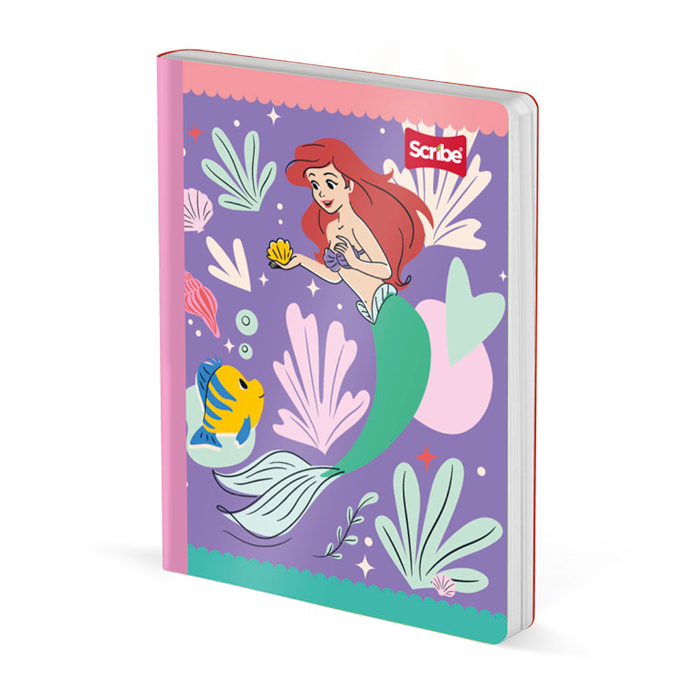Cuaderno Cosido Princesas 100 Hojas Rayado Scribe Surtido