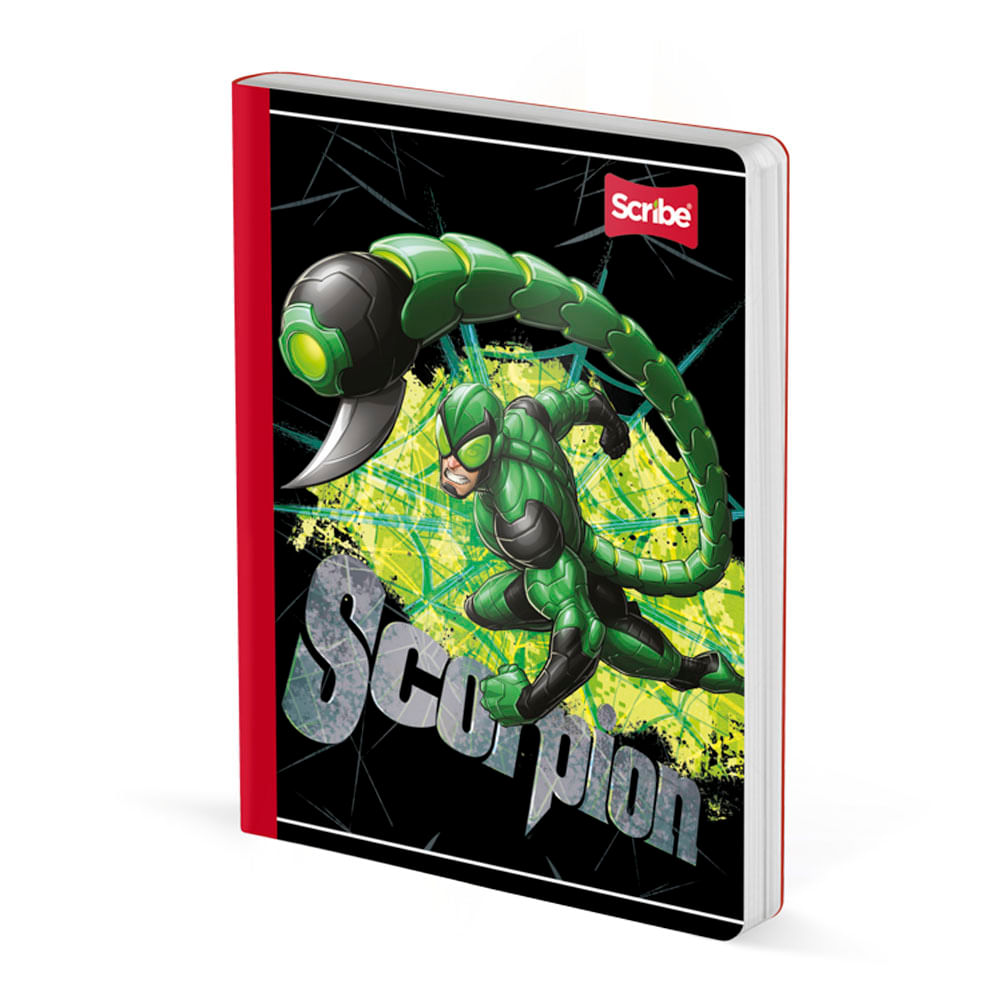 Cuaderno Cosido Spiderman 50 Hojas Cuadriculado Scribe Surtido