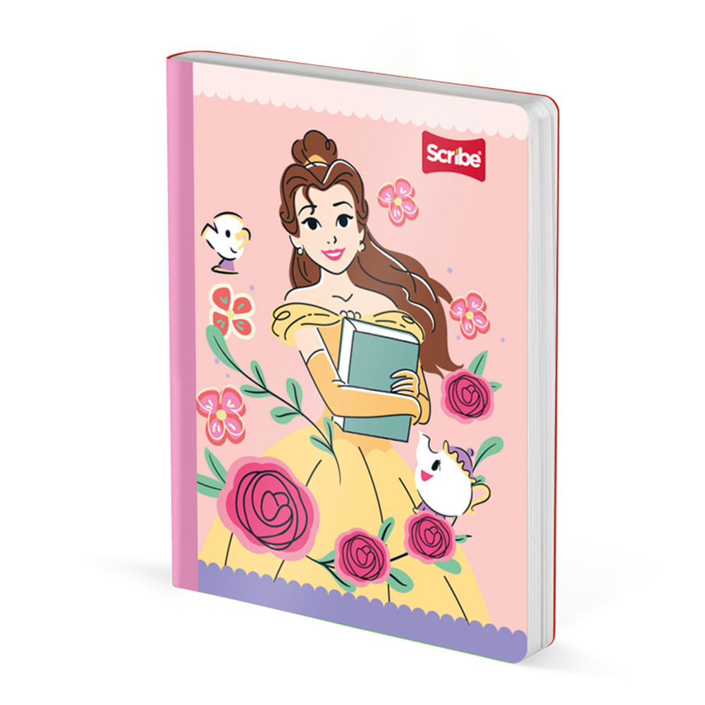 Cuaderno Cosido Princesas 50 Hojas Cuadriculado Scribe Surtido