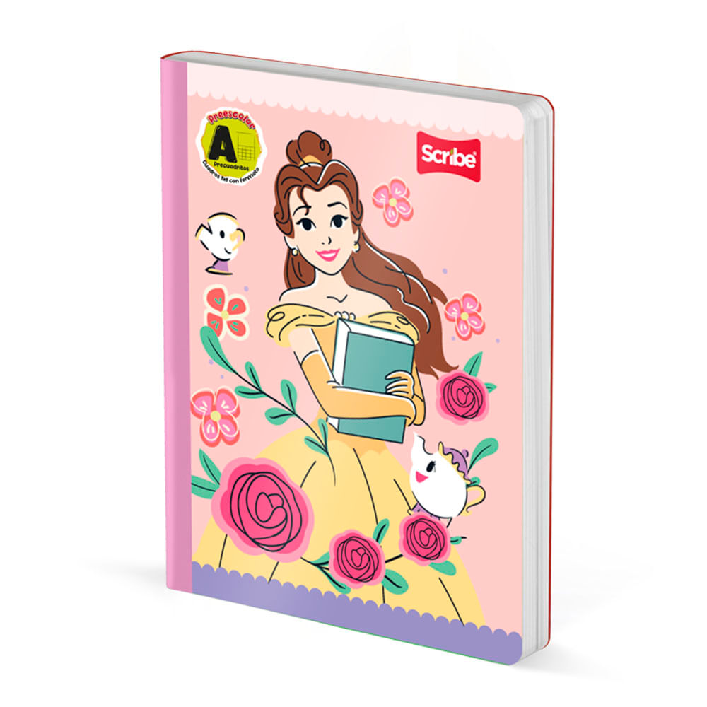 Cuaderno Cosido Princesas 100 Hojas Rayitas Scribe Surtido