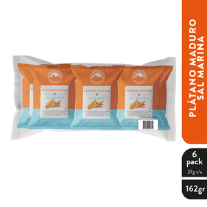 Plátanos Monterojo Maduro Sal Marina 6Und 180g