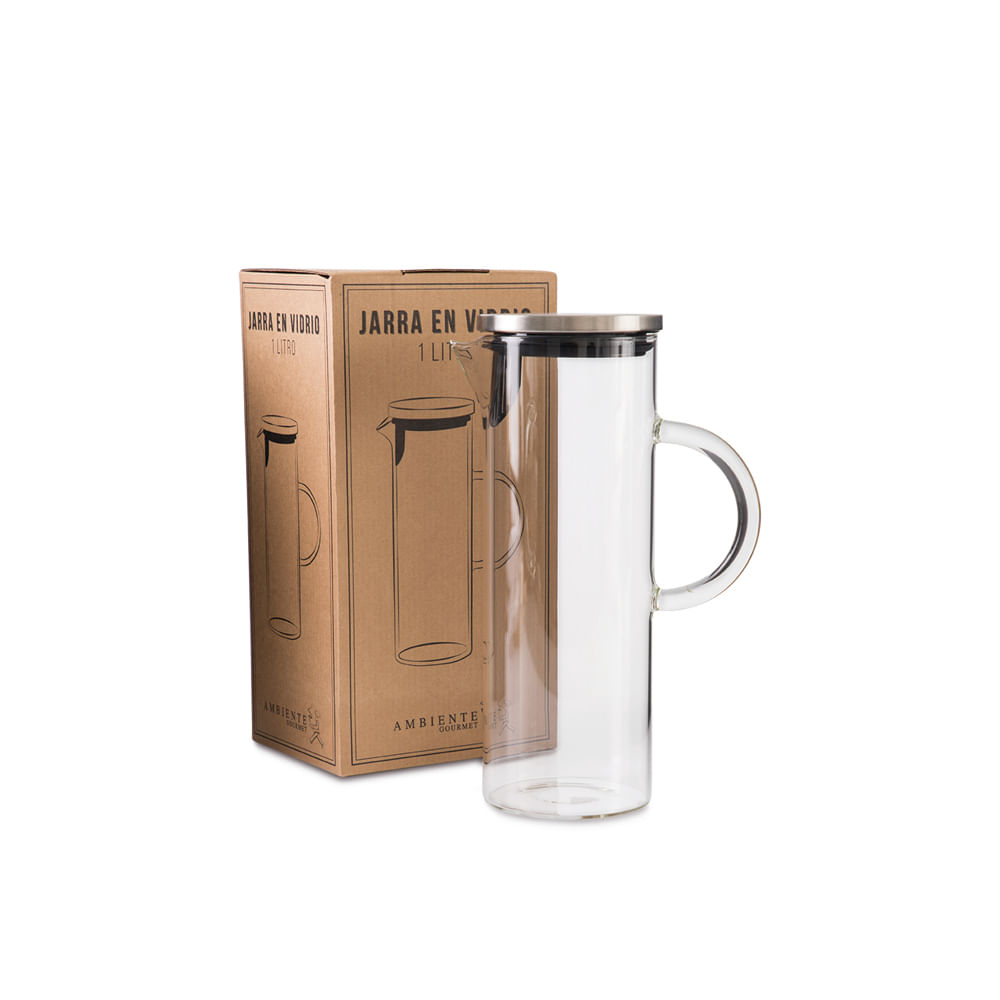 Jarra Ambiente Gourmet En Vidrio 1300Ml