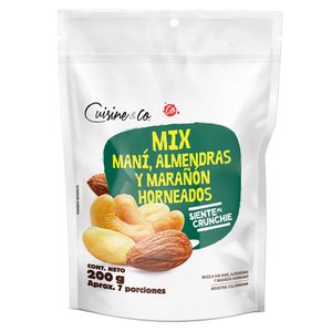Mezcla Cuisine&Co Maní Almendra Marañón Hndo 200g