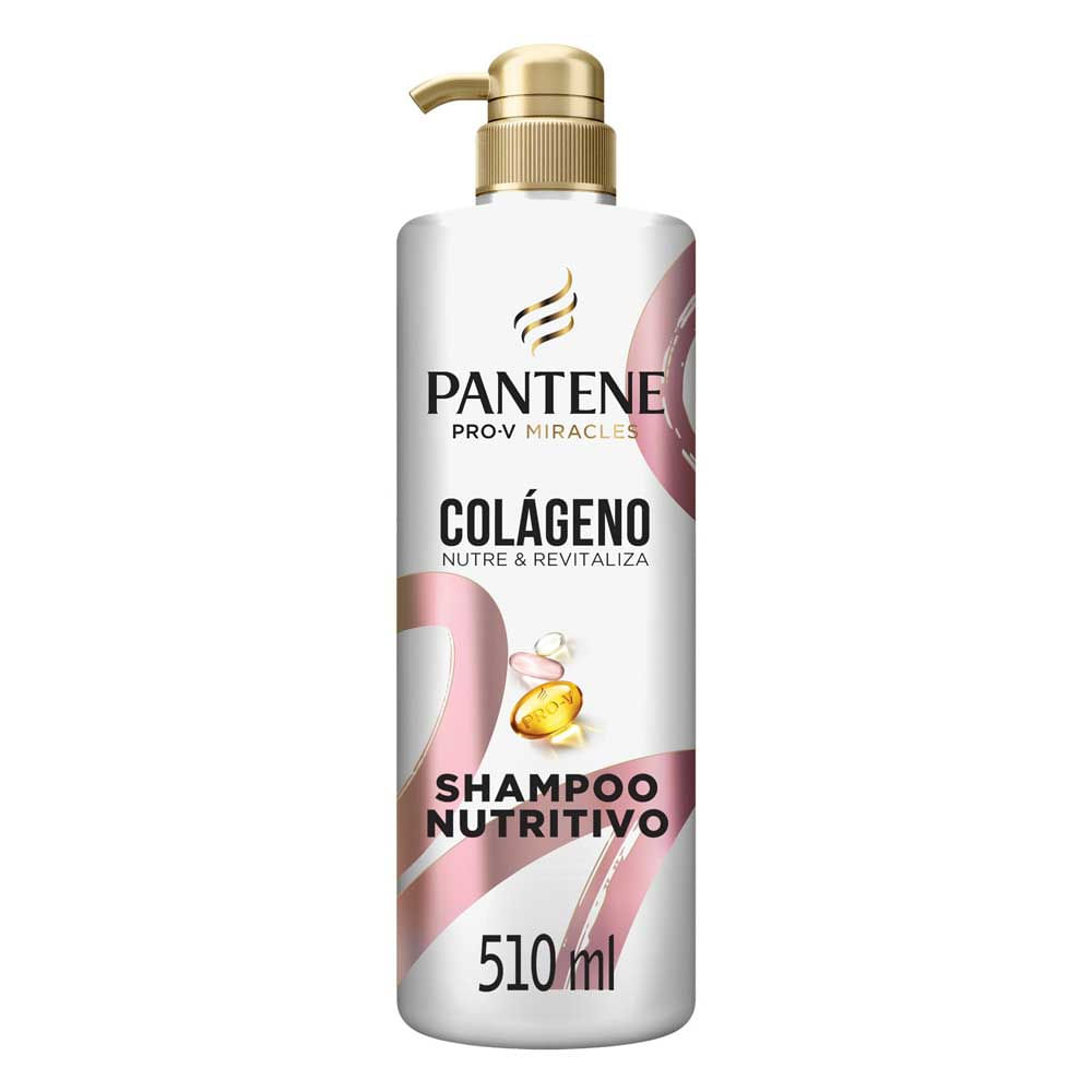 Shampoo Nutritivo Pantene Pro-V Miracles Colágeno Nutre & Revitaliza x510ml