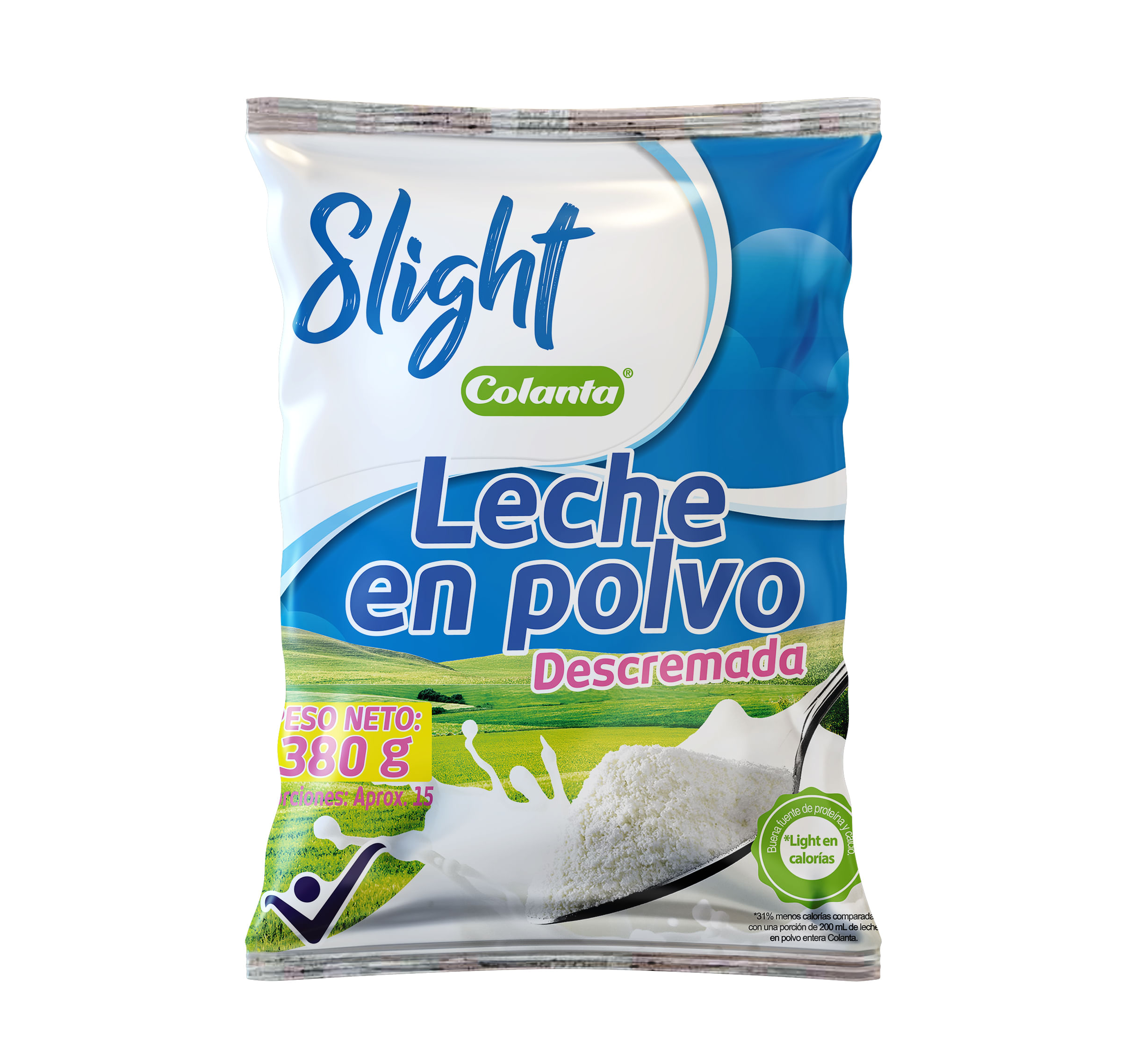 Leche Polvo Colanta Slight Descremada 380g