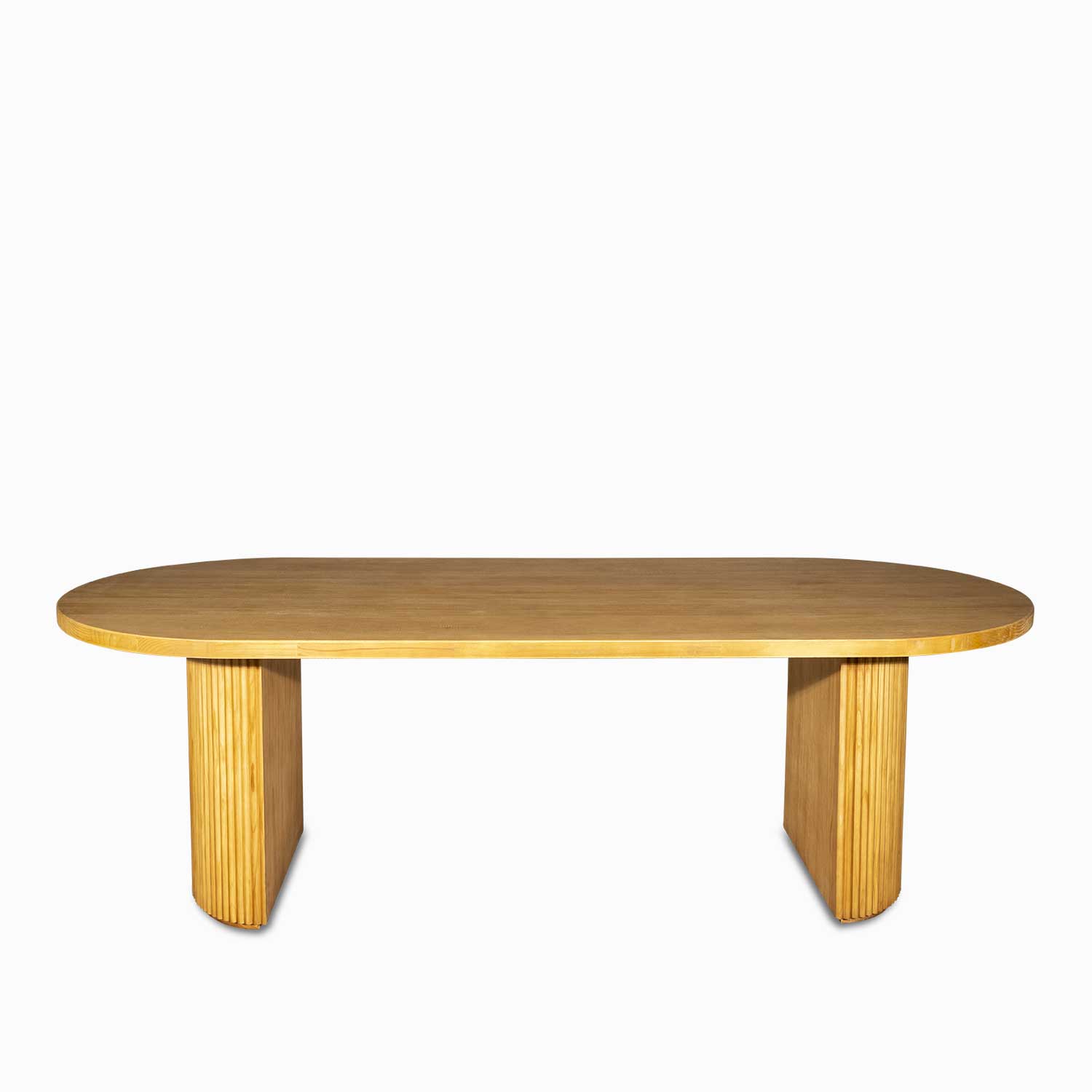Mesa de comedor ovalada Nory76x240x100