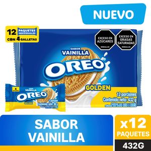 Galletas Oreo Golden Vainilla 12und