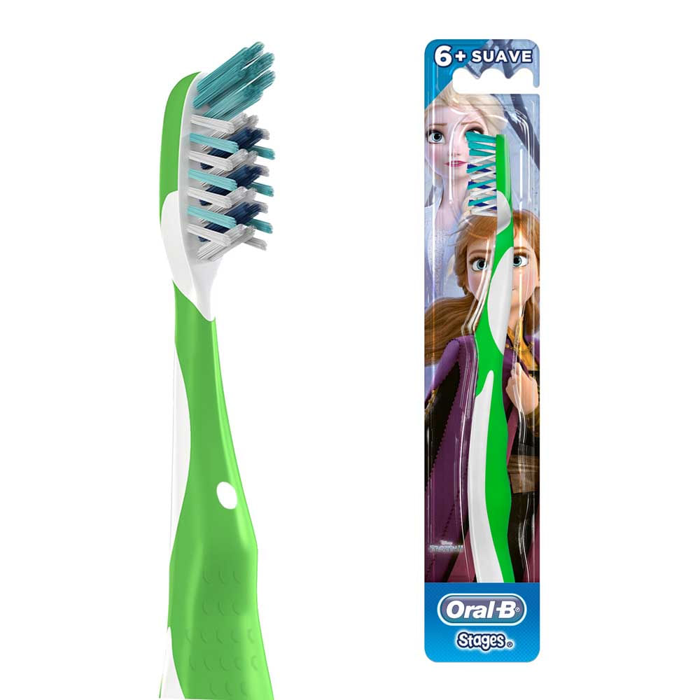 Cepillo Dental Suave Oral-B Stages Disney Frozen CrossAction 1 Unidad