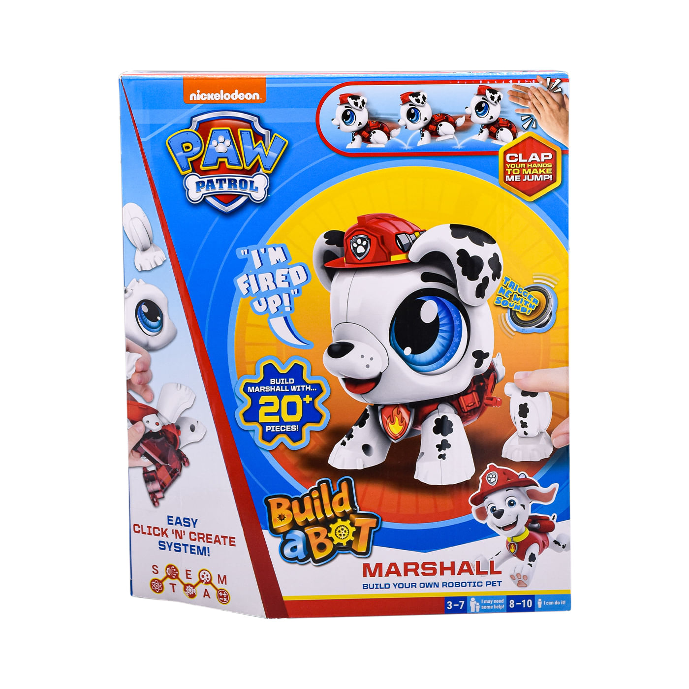 Muñeco Electrónico Build A Bot Paw Patrol Marshall