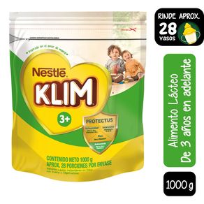 Alimento lácteo&nbsp;Klim 3+&nbsp;DHA x1000g