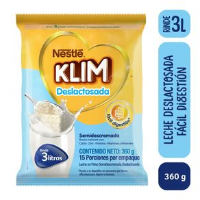 Alimento Lácteo Klim deslactosada x360gr