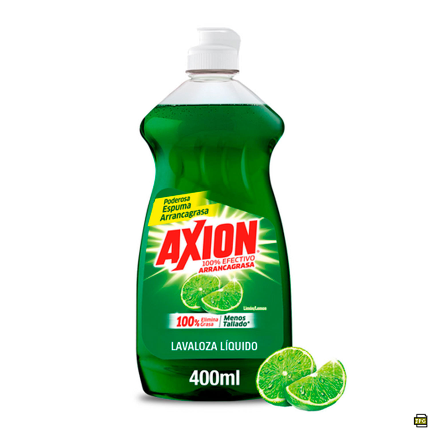 Lavaplatos Líquido Axion Limón 400 ml