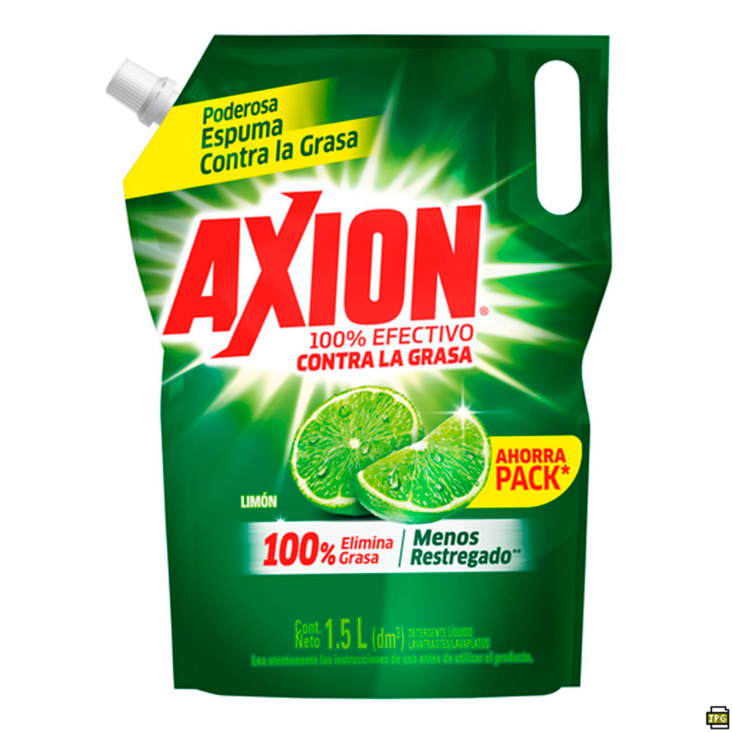 Lavaplatos Liquido Axion Limón 1.5L