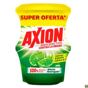 Lavaplatos en Crema Axion Limon 450 grs X 2Und