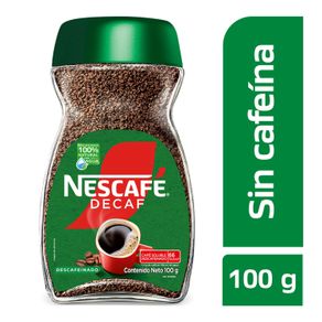 Café descafeinado NESCAFÉ DECAF instantáneo x 100g