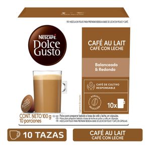 Capsula Dolce Gusto Café Au Lait x10 Und x10 grs