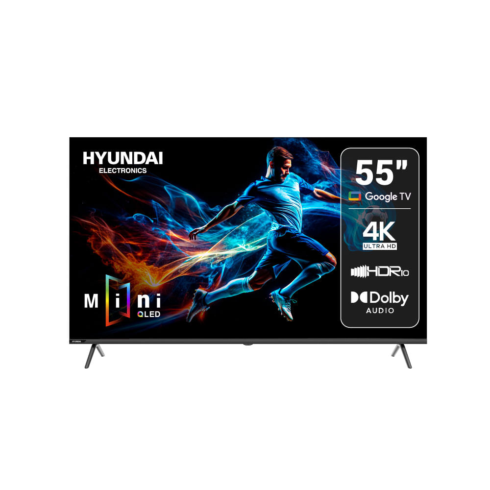 Smart tv miniqled uhd 4k 55" hyundai  hyled5530qmg