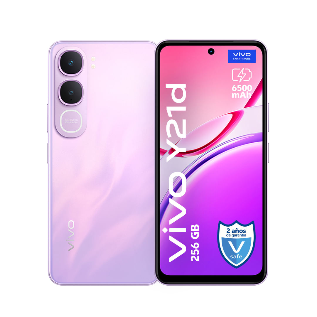 Celular Vivo Y21D 6GB 256GB Purpura