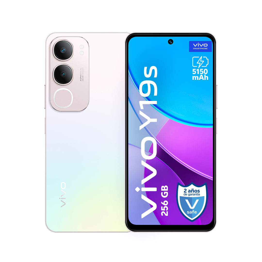 Celular Vivo Y19S 6GB / 256GB Plata