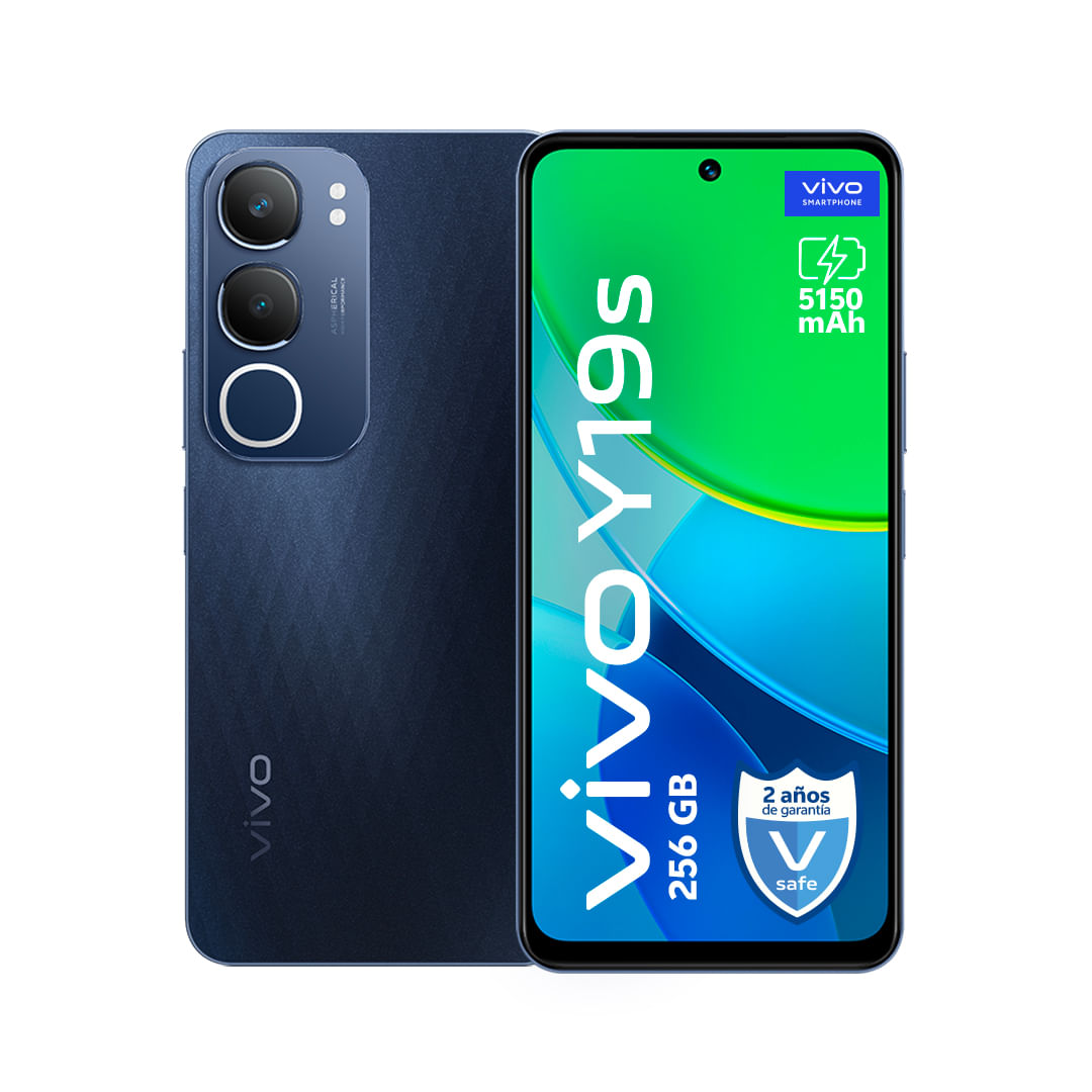 Celular Vivo Y19S 6GB / 256GB Negro