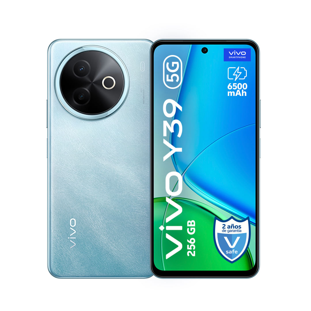 Celular Vivo Y39 5G 8GB / 256GB Azul + Mini speaker