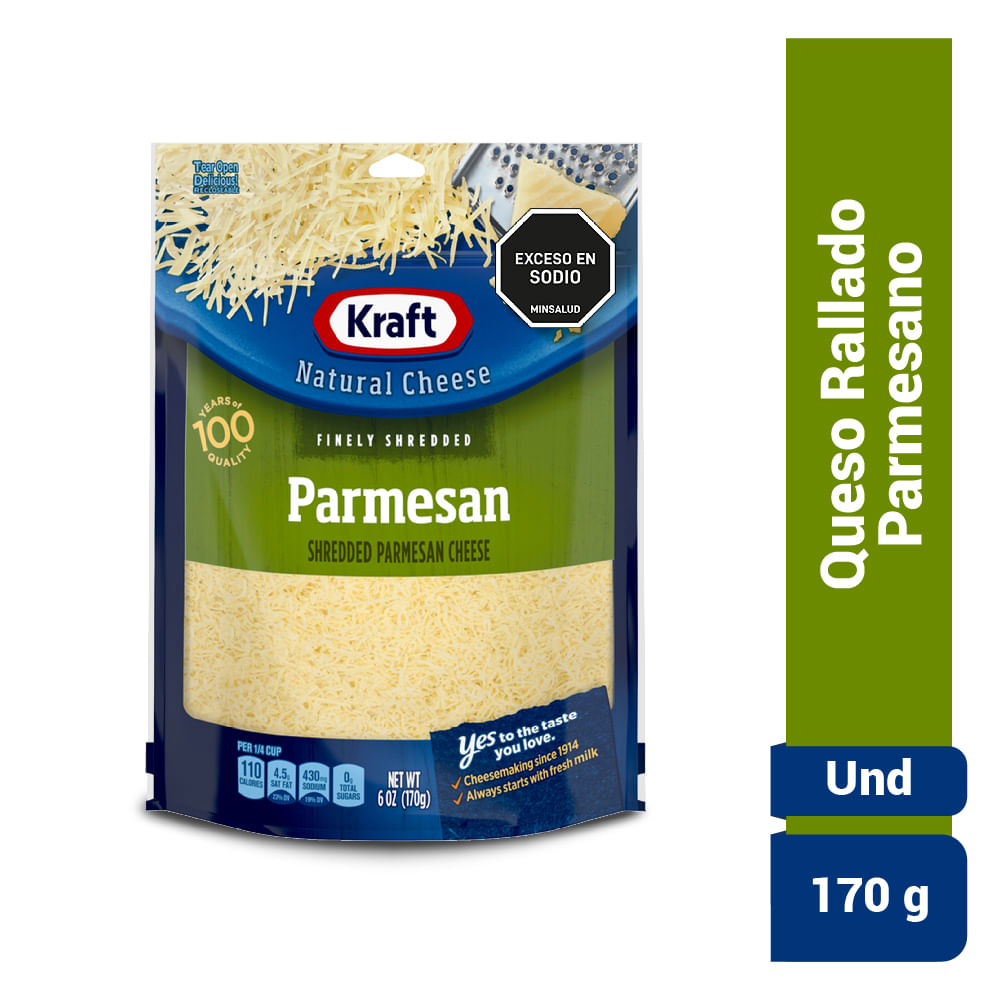 Queso Kraft Parmesano Rallado 170g