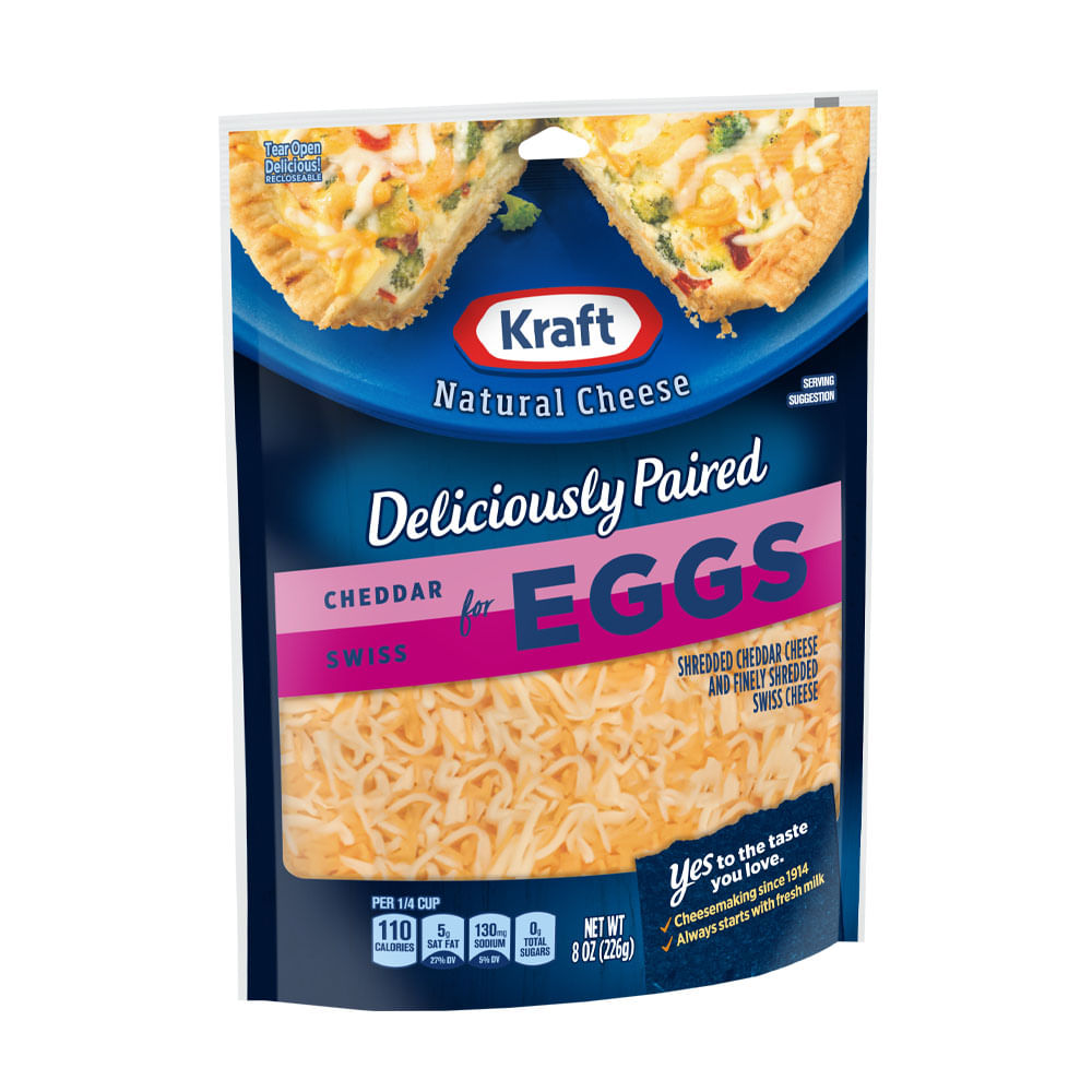 Queso Kraft Cheddar Huevos 226g