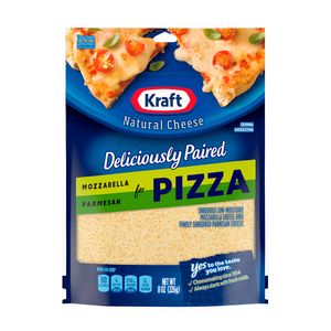 Queso Kraft Mozzarella Parmesano Pizza 226g