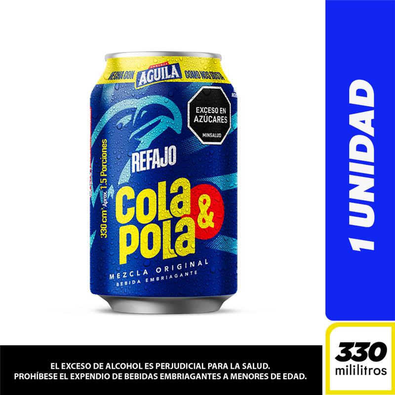 Refajo Cola & Pola lata x330ml