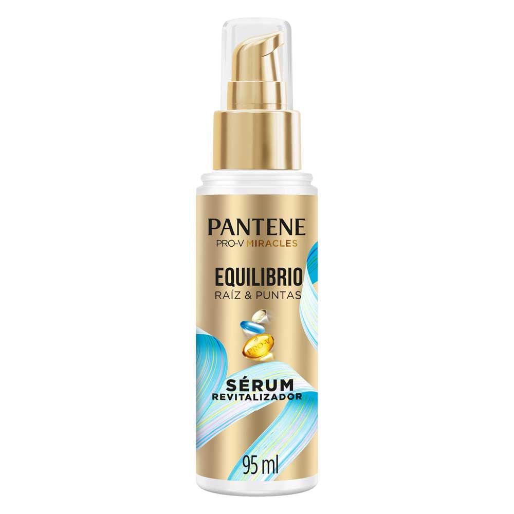 Sérum Revitalizador para Cabello y Puntas Secas Pantene Equilibrio Raíz y Puntas 95 ml