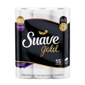 Papel Higienico Suave Gold TripleHoja 15Rol 32M c/u