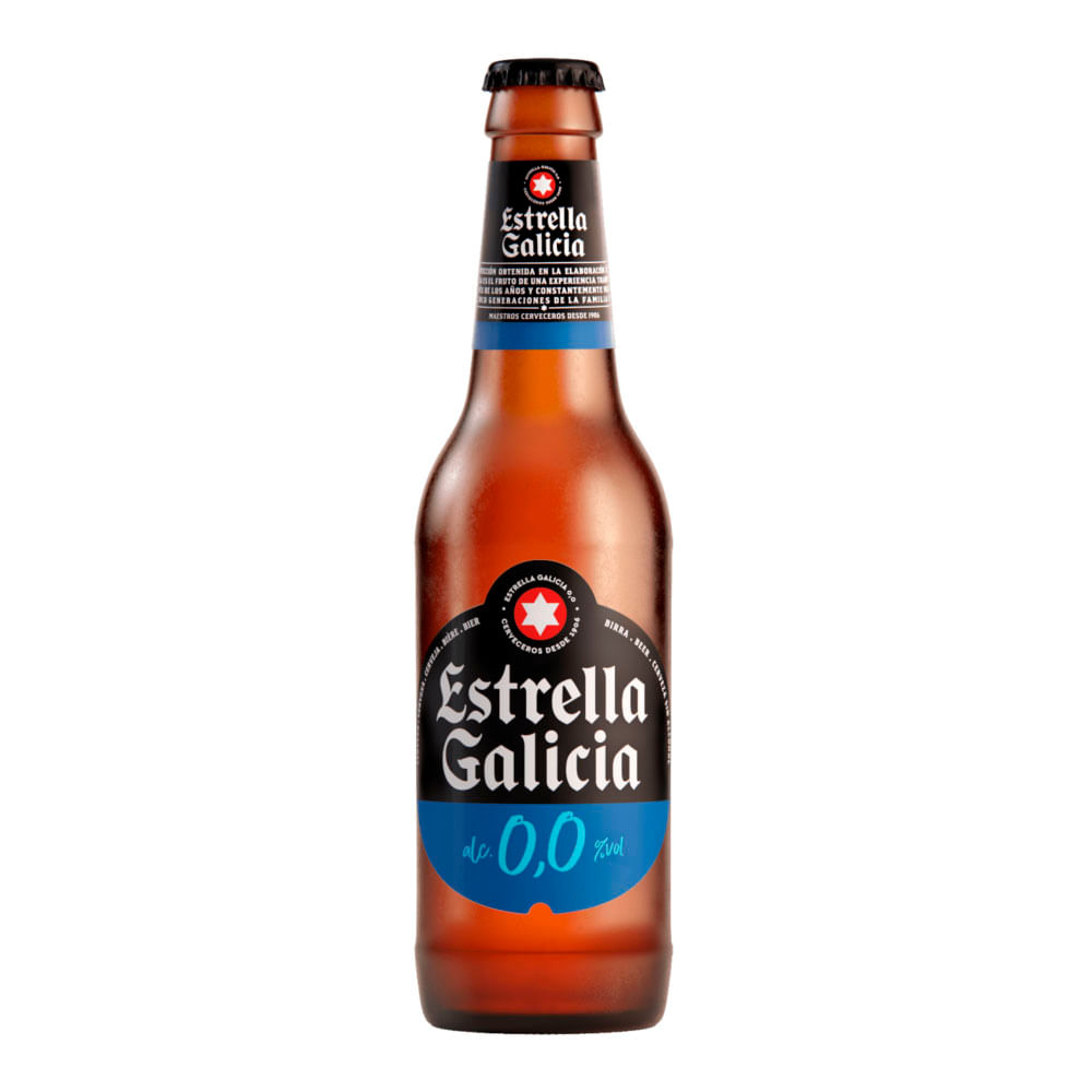 Cerveza Estrella Galicia 0,0% Botella 250ml