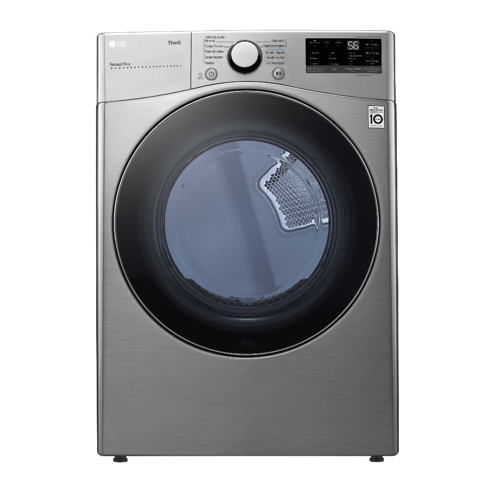 Secadora Carga Frontal LG DF22VV2R 22kg/48lbs Gris