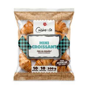 Mini Croissant Cuisine&Co Cocido Congelado 300g 10Und