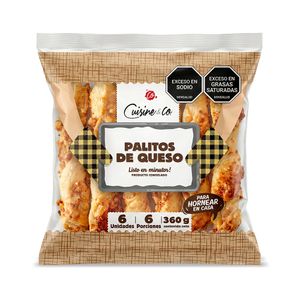 Palito Queso Cuisine&Co Cocido Congelado 360g 6Und