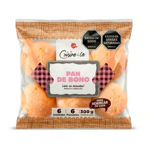 Pan Bono Cuisine&Co Cocido Congelado 300g 6Und