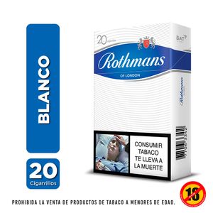 Rothmans Cigarrillo Blanco x20